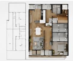 Venta Depto 3amb en Pozo Villa Urquiza