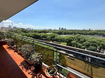 Vista a Av. Libertador desde balcón corrido · Piso en Venta en Av Libertador Al 5000 - Cañitas, Palermo