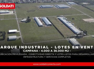Terreno · 23795m² · Lotes en Venta en Venta en Parque Industrial Campana