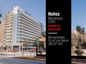 Departamento · 23m² · 1 Ambiente · Venta • Maker Nuñez • Monoambiente • en Construcción