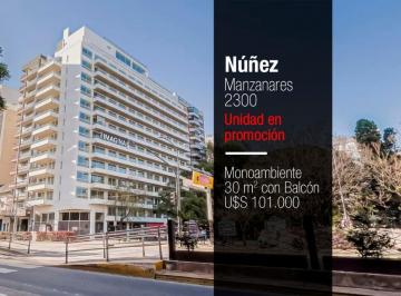 Departamento · 23m² · 1 Ambiente · Venta • Maker Nuñez • Monoambiente • en Construcción