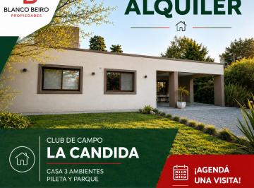 Casa de 3 ambientes, La Plata · Casa en Alquiler en La Candida