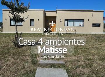 Casa · 128m² · 4 Ambientes · 2 Cocheras · Casa 4 Ambientes en Venta, Barrio Privado Matisse, Los Cardales