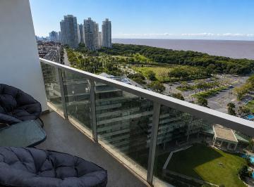 Departamento · 63m² · 2 Ambientes · 1 Cochera · 2 Amb. Vista Al Rio, Amob. en Alquiler con Cochera, Complejo Zencity