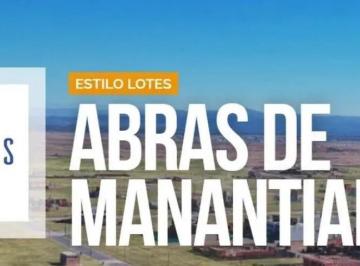Terreno · 262m² · Abras de Manantiales Terreno 250 m² Fondo Norte