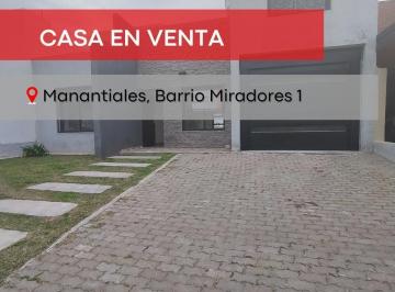 Casa · 260m² · 4 Ambientes · 1 Cochera · Casa 3 Dorm - Manantiales - Pileta, Patio y Apta Crédito