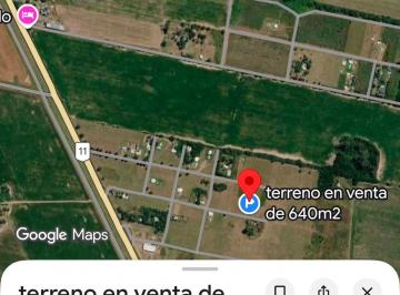 Terreno , Oliveros · Terreno en Loteo La Ruta