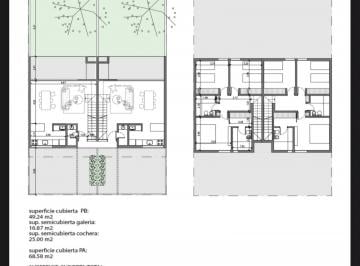 Casa · 160m² · 3 Dormitorios · 1 Cochera · Duplex en Venta 3 Dorm 3 Baños Prados de Manantiales