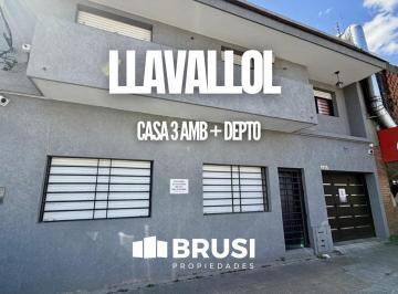 Casa · 238m² · 4 Ambientes · 2 Cocheras · Casa en Venta en Llavallol - 3 Ambientes - Mas Depto Dos Ambientes