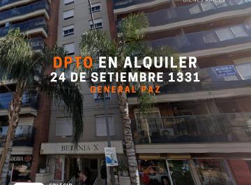 Departamento de 3 ambientes, Córdoba · Se Alquila Dpto de 1 Dormitorio // 24 de Septiembre 1331 Gral Paz