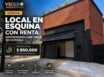 Local comercial · 50m² · 2 Ambientes · Local en Esquina con Renta Gastronomia con Tiraje Sin Expensas