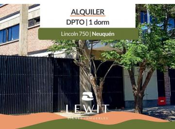Departamento · 40m² · 2 Ambientes · Alquiler Departamento 1 Dormitorio | Apto Mascotas | Lincoln 750 | Neuquén Capital