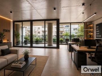 Oficina comercial · 91m² · 1 Cochera · Oficina en Alquiler en Belgrano. Seguridad. Cochera. Balcon