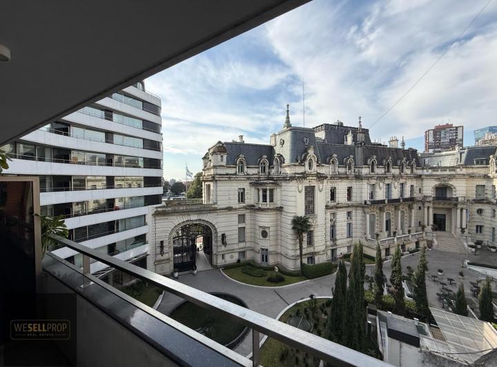 Alquiler de Amplio Loft con Balcón y Vistas Al Palacio Paz - Retiro