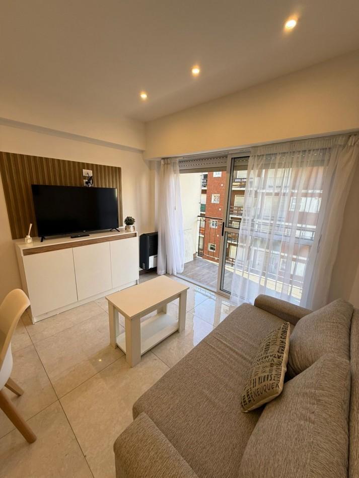 Depto 3 amb, 62m² con balcón — Plaza Colón