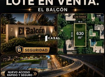Terreno , Córdoba · Valle Escondido - Lote Central - El Balcón - 630 m