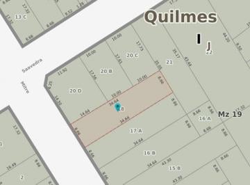 Terreno , Quilmes · Lote en Venta Sobre Av Mitre – Quilmes Centro – Ideal Desarrollo. (Excelente Ubicación)