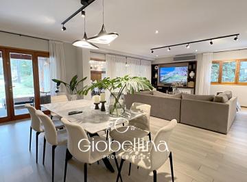 Foto · Casa Amoblada en Alquiler 5 Dorm. en Country Las Delicias con Quincho y Pileta en Jardin Plano