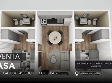 Casa · 52m² · 3 Ambientes · En Venta Casa en Pozo 2 Dorm. Añelo
