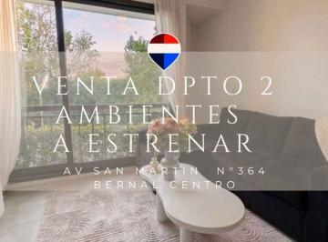 Departamento · 56m² · 2 Ambientes · Venta Depto 2 Amb Financ Estrenar Bernal Centro