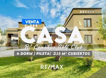 Casa · 235m² · 6 Ambientes · 2 Cocheras · Venta | Casa 4 Dorm. | Comahue Colg Club