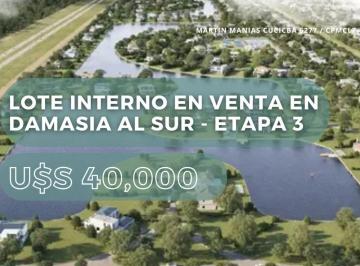 Terreno · 600m² · Lote Interno en Venta en Damasia Al Sur