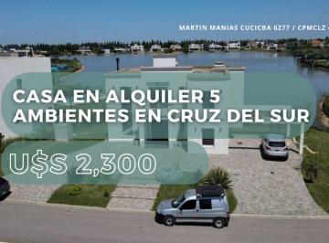 Casa · 170m² · 5 Ambientes · 2 Cocheras · Casa en Alquiler 5 Ambientes en Cruz del Sur