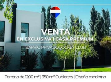 Casa · 350m² · 8 Ambientes · 1 Cochera · Casa Premiun en Venta Barrio Privado Jockey Club