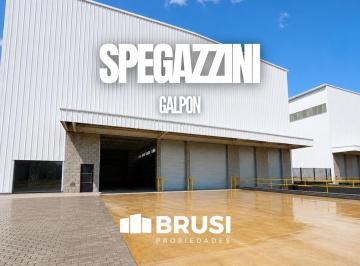 Bodega-Galpón · 2900m² · 1 Ambiente · 6 Cocheras · Galpon en Alquiler en Parque Industrial Carlos Spegazzini - Red Incendio/deteccion y Grupo