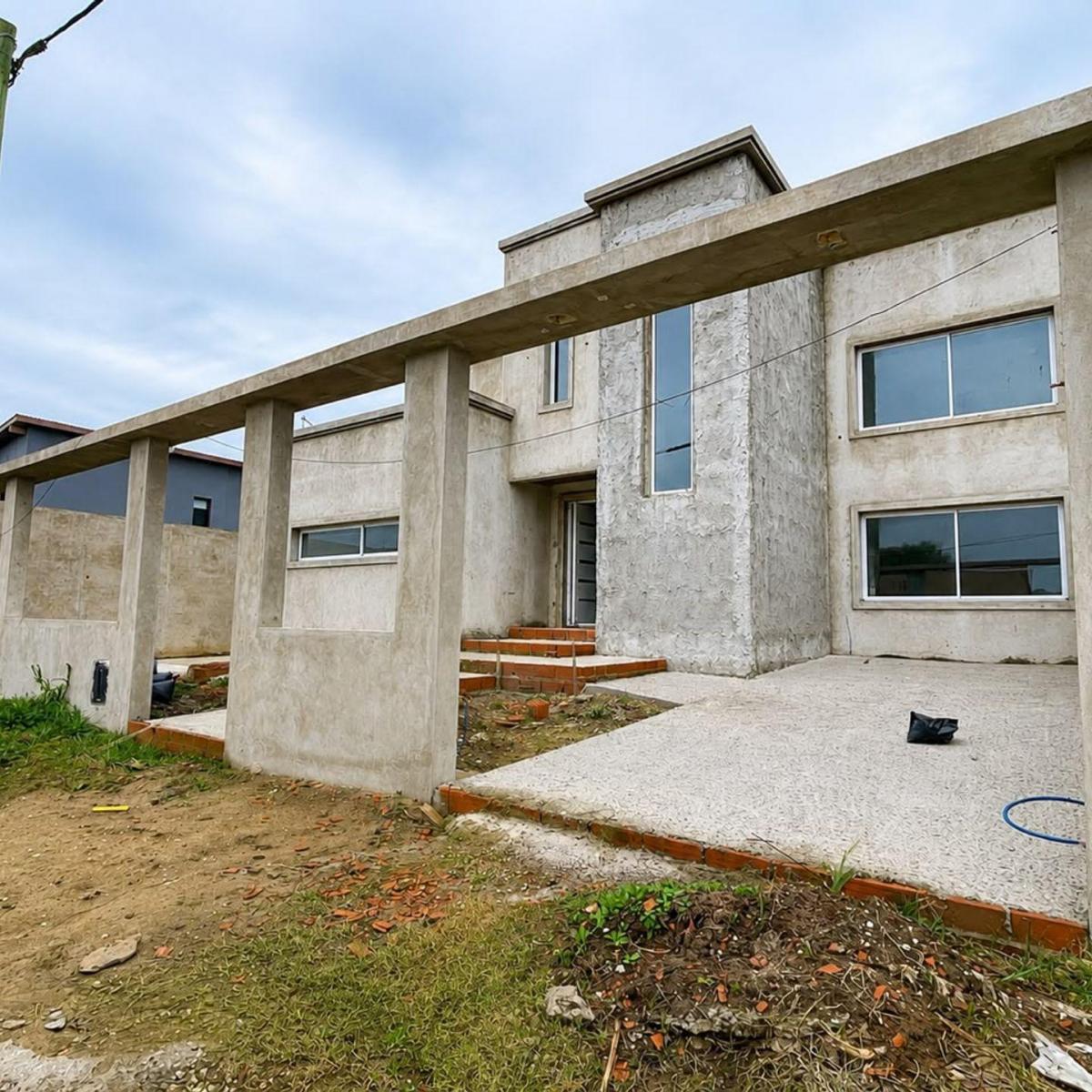 Casa de diseño moderno en construcción — Barrio San Jacinto