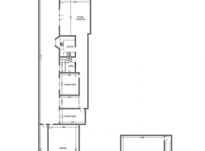Terreno · 190m² · 4 Ambientes · 2 Cocheras