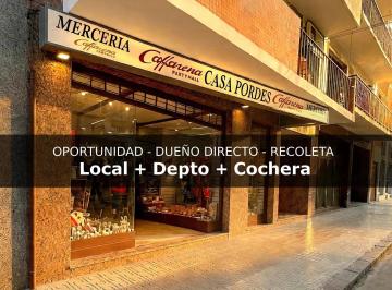 Local comercial de 3 ambientes, Barrio Norte · Dueño Directo: Local + Depto + Cochera | Barrio Norte/recoleta