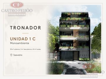 Departamento · 38m² · 1 Ambiente · Monoambiente con Balcón y Baulera en Venta en Saavedra