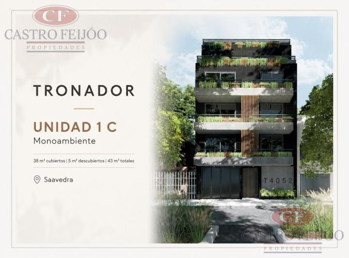 Monoambiente con Balcón y Baulera en Venta en Saavedra
