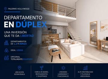 Departamento · 76m² · 2 Ambientes · Venta Duplex 2 Ambientes Palermo Holywood Balcon