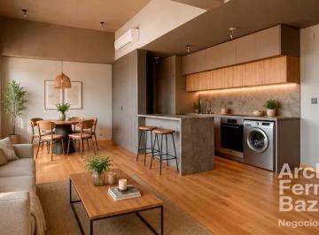 Departamento · 61m² · 2 Ambientes · 1 Cochera · Departamento Tipo Loft en Alquiler - Distrito Quartier