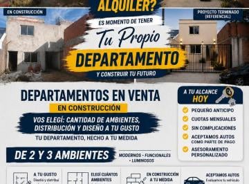 Departamento de 2 ambientes, Lomas de Zamora · ¡Venta Departamentos a Tu Gusto!con Minimo Anticipo!