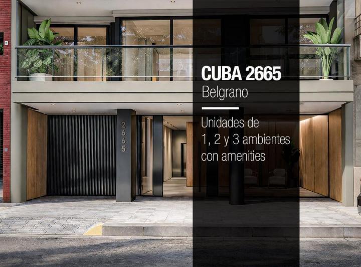 Desarrollo vertical · Cuba 2665 + en Construcción | Unidades de 1, 2 y 3 Ambientes