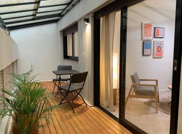 Departamento · 45m² · 2 Ambientes · Microcentro - Departamento 2 Ambientes con Patio - Alquiler Temporario