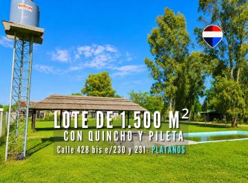 Terreno · 1500m² · Venta Lote con Pileta y Quincho