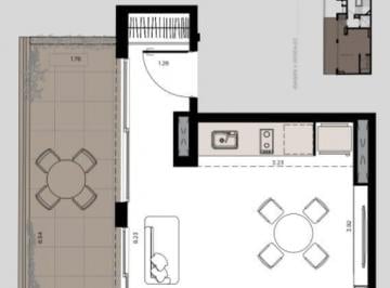 Departamento · 38m² · 2 Ambientes · Monoambiente a Estrenar en Villa Devoto