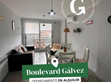 Departamento de 1 ambiente, Ciudad de Santa Fe · Departamento Amoblado Sobre Bv. Galvez