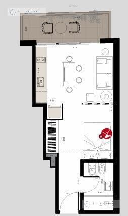 Pre Venta Monoambiente en Villa Devoto