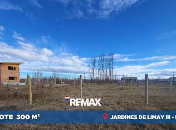Terreno · 250m² · Venta Lote Jardines del Limay III Plottier