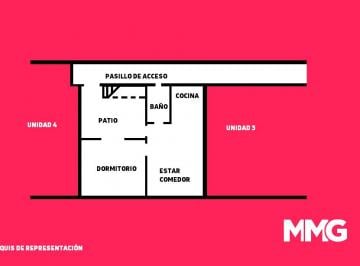 PH de 2 ambientes, Rosario · Casa Interna de 1 Dormitorio en El Centro