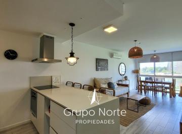 Departamento · 49m² · 2 Ambientes · 1 Cochera · Departamento 2 Ambientes en Alquiler en Nordelta, Portezuelo. con Vista Al Lago! Amoblado