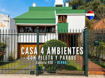 Casa · 267m² · 4 Ambientes · 3 Cocheras · Venta Casa de 4 Amb. con Jardín, Quincho y Pileta