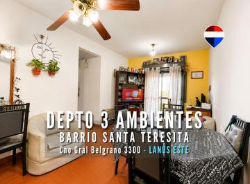 Departamento · 56m² · 3 Ambientes · Venta Depto 3 Ambientes con Cochera - Lanus Este