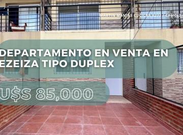 Departamento · 70m² · 3 Ambientes · 1 Cochera · Departamento en Venta en Ezeiza Tipo Duplex