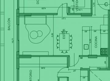 Departamento · 74m² · 3 Ambientes · Venta Departamento 3 Ambientes Banfield Balcón
